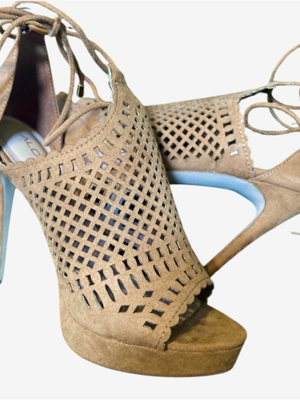 Aldo Tan Riley Stiletto Heels - Picture 2 of 5